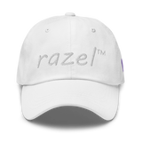 White razel™ Dad Hat