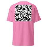 White www.razelWorld.com/razel™ Face QR Code Tee (Front/Back)