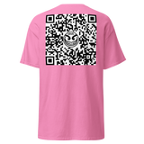 Black www.razelWorld.com/razel™ Face QR Code Tee (Front/Back)