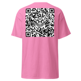 White razel™/razel™ Face QR Code Tee (Front/Back)