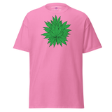 Illustrated Marijuana Tree Star Tee (Centered Chest)