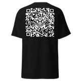 White www.razelWorld.com/razel™ Face QR Code Tee (Front/Back)