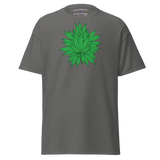 Illustrated Marijuana Tree Star Tee (Centered Chest)