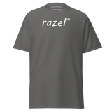 White razel™ Tee (Centered Chest)