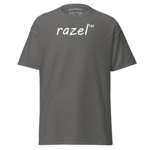 White razel™ Tee (Centered Chest)