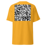 White www.razelWorld.com/razel™ Face QR Code Tee (Front/Back)