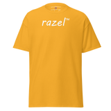 White razel™ Tee (Centered Chest)