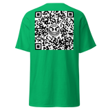 White www.razelWorld.com/razel™ Face QR Code Tee (Front/Back)