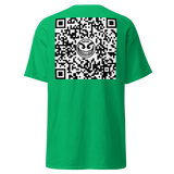 White razel™/razel™ Face QR Code Tee (Front/Back)