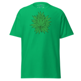 Illustrated Marijuana Tree Star Tee (Centered Chest)