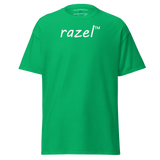 White razel™ Tee (Centered Chest)