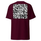 White www.razelWorld.com/razel™ Face QR Code Tee (Front/Back)