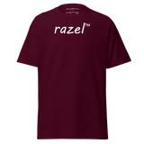 White razel™ Tee (Centered Chest)