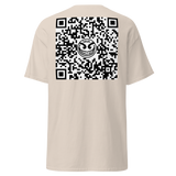 Black www.razelWorld.com/razel™ Face QR Code Tee (Front/Back)