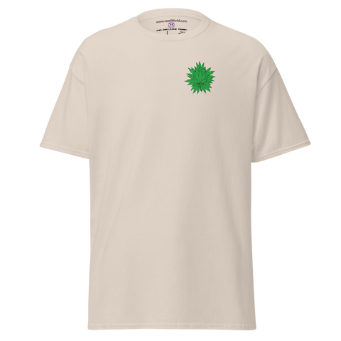 Illustrated Marijuana Tree Star Tee (Left Chest)