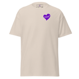 razel™ Purple Hearted/razel™ Face QR Code Tee (Front/Back)