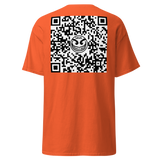 White www.razelWorld.com/razel™ Face QR Code Tee (Front/Back)