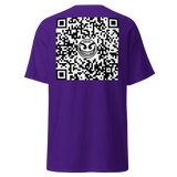 razel™ Purple Hearted/razel™ Face QR Code Tee (Front/Back)