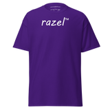 White razel™ Tee (Centered Chest)