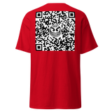 White www.razelWorld.com/razel™ Face QR Code Tee (Front/Back)