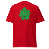 Illustrated Marijuana Tree Star Tee (Centered Chest)