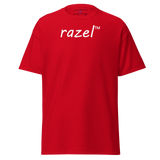 White razel™ Tee (Centered Chest)