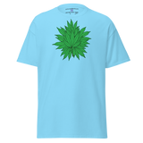 Illustrated Marijuana Tree Star Tee (Centered Chest)