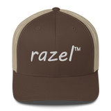 White razel™ Trucker Hat