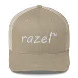 White razel™ Trucker Hat