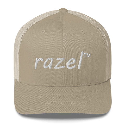 White razel™ Trucker Hat