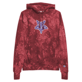 Purp Gang Rock Star Champion Tye-Dye Hoodie (Embroidery)