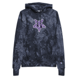 Purp Gang Rock Star Champion Tye-Dye Hoodie (Embroidery)