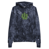 Marijuana Tree Star Champion Tye-Dye Hoodie (Embroidery)