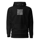 Embroidered razel™ QR Code Hoodie (Inverted)