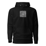 Embroidered razel™ Face QR Code Hoodie