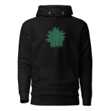 Embroidered Marijuana Tree Star Hoodie