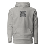 Embroidered razel™ Face QR Code Hoodie