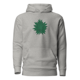 Embroidered Marijuana Tree Star Hoodie