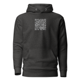 Embroidered razel™ QR Code Hoodie (Inverted)