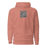 Embroidered razel™ Face QR Code Hoodie