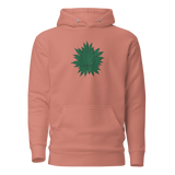 Embroidered Marijuana Tree Star Hoodie