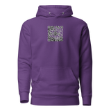 Embroidered razel™ QR Code Hoodie (Inverted)