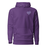 Embroidered razel™ Purple Hearted Hoodie