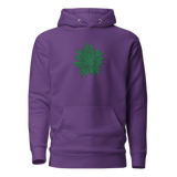 Embroidered Marijuana Tree Star Hoodie