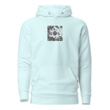 Embroidered razel™ QR Code Hoodie (Inverted)