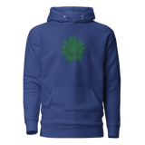 Embroidered Marijuana Tree Star Hoodie