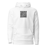 Embroidered razel™ Face QR Code Hoodie